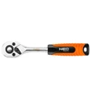 Terkšlė angaliams 1/4'' su 1/4´ adapteriu galvutėms, KS Tools