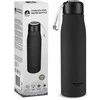 Terminis butelis su dirželiu 540 ml, juodas