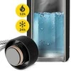 Terminis butelis su dirželiu 540 ml, juodas