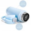 TERMINIS PUODELIS PLIENINIS TERMOSAS 100 % NEPRALAIDUS vandens butelis KAMILLE 600 ml