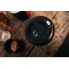 Terminis puodelis, termosas 380ml, automobilinis laikiklis kavai, arbatai ir smart LED