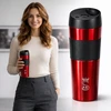 Terminis puodelis, vakuumui nepralaidus plieno turistinis termosas, 450 ml