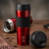 Terminis puodelis, vakuumui nepralaidus plieno turistinis termosas, 450 ml