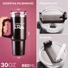 TERMINIS PUODULIS SU ŠIAUDU TERMOSU, NERŪDIJANJO Plieno, 880ml, KAVAI IR ARBATA