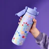 Termo gertuvė Ion8 0.5l su gėrimo snapeliu, violetinė
