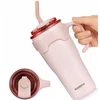 Termo puodelis su šiaudeliu Majestic Sport Jelly 650 ml, nerūdijantis plienas