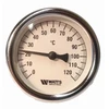 Termometras WATTS T63/50, 1/2", 63 mm, 120°C