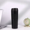 TERMOSAS ARBATAI IR KAVAI DIDELIS, NESKLYDUS, Juodas TRAVEL 450ml MONTESSA