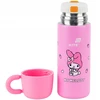 Termosas mergaitėms su puodeliu, metalinis sietelis, 480ml, rožinis MY MELODY Kite