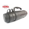 Thermos Stiklinis termosas su dviem puodeliais, 1 litras, juodas 194530 TERMOSAS