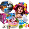 TERRARIUM UNICORN LED LEMPAS VAIKŲ KAMBARIO RINKINYS SU KRISTOLAIS