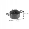 TESCOMA NELIPAUS AKMENINIS PUODAS 20cm 3l