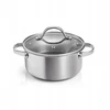 TESCOMA PLIENINIS PUODAS SU DANČIU DUJINĖS INDUKCIJOS SteelCRAFT 20 cm, 3 L