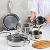 TESCOMA PLIENINIS PUODAS SU DANČIU DUJINĖS INDUKCIJOS SteelCRAFT 20 cm, 3 L