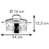 Tescoma President puodas su dangčiu, 16 cm, 1.5 l