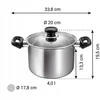 Tescoma Puodas su dangčiu 20cm 4l