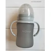 Thermo GLASS buteliukas iš silikono 150 ml Bo Jungle Pilkas