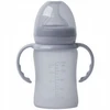Thermo GLASS buteliukas iš silikono 150 ml Bo Jungle Pilkas
