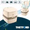 Thetford MOBILUS WC kempinge palapinei ATOSTOGŲ KELIONĖS TUALETAS 21L smėlio spalvos