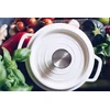 Tierra ketaus puodas 28cm 5.6L kreminis NOIS