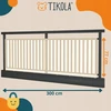 Tikola APSAUGINIS TINKLAS VAIKAMS 300cm SAUGA BALUSTRADŲ LAIPTŲ BALKONUI
