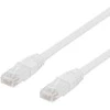 Tinklo kabelis DELTACO U/UTP Cat6, 1m, baltas / TP-61V-K / R00210007