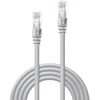 Tinklo Kabelis - LINDY Cat.5e U/UTP Tinklo Kabelis, RJ45, M/M, 100MHz, 0.5 m, Pilkas