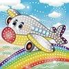 Titanum Glitter AIRPLANE Fun&Joy mozaika (FJSR2202)