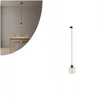 Tk Lighting 3 fazų šyninė pakabinama lemputė, gintarinis stiklo gaublys