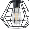Tk Lighting Lampa Sufitowa DIAMOND Juodas Metalowe Klosze 3xE27 Wisząca Nowoczesna Dom