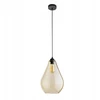 Tk Lighting Lampa Wisząca FUENTE Bursztynowy Szklany Klosz 1xE27 24cm Lampa Sufitowa