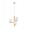 TK Lighting pakabinamas šviestuvas Estera Wood 6799, baltas