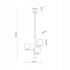 TK Lighting pakabinamas šviestuvas Estera Wood 6799, baltas