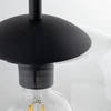 TK Lighting pakabinamas šviestuvas Vibe Transparent 30 4817, juodas