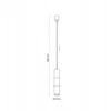 Lubinis šviestuvas Šviestuvas kabinamas TK Lighting VIVIEN, 10 W, GU10, 4756