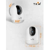 TKW Elektroninė Auklė pasukama Wifi 1080p HD 3MP namų kamera skirta šuniui