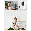 TKW Elektroninė Auklė pasukama Wifi 1080p HD 3MP namų kamera skirta šuniui