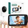 TKW Elektroninis kūdikio monitorius su 5 colių HD kamera 4000 mAh naktinio VOX laikiklio sukimosi 355 diapazonas
