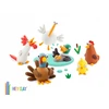 TM Toys Rankdarbių rinkinys Hey Clay paukščiai iš ūkio