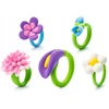 TM Toys Plastikinis ŽAISLAS VAIKAMS Mega Hey Clay Bijou Gėlių žiedai vaikui