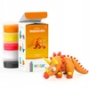 TM Toys Triceratops interaktyvus plastilinas / 5 spalvos / plastilinas / HEY CLAY