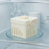 Tofu Maker Forma Kvadratinis Plastikinis Tofu Presas Virtuvės įrankis L - W Dangtis ir audinys