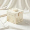 Tofu Maker Forma Kvadratinis Plastikinis Tofu Presas Virtuvės įrankis L - W Dangtis ir audinys