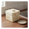 Tofu Maker Forma Kvadratinis Plastikinis Tofu Presas Virtuvės įrankis L - W Dangtis ir audinys