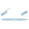 Tombow Twintone dvipusis flomasteris, melsvas Aqua