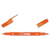 Tombow Twintone dvipusis markeris, oranžinis