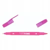 Tombow Twintone marker, plunksvos spalvos, 0.3/0.8mm