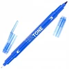 Tombow Twintone žymeklis, mėlynas, 0.3-0.8mm