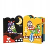 Tooky Toys Geometrinis kūrybinis lipdukų rinkinys Gyvūnai 12 Montessori scenų 3+