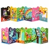 Tooky Toys Geometrinis kūrybinis lipdukų rinkinys Gyvūnai 12 Montessori scenų 3+